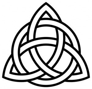 Biểu tượng bảo vệ tâm linh nút thắt Triquetra/nút thắt Celtic - Triquetra/Celtic Knot 